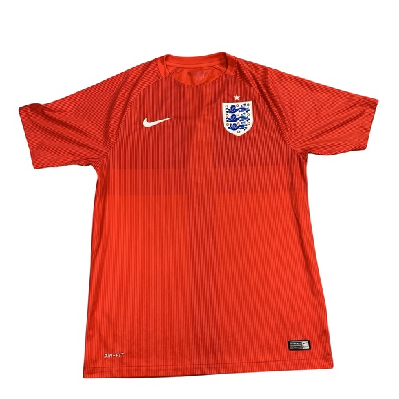 Nike Other - Nike England Soccer Jersey Men's Medium Red Dri-FIT Football